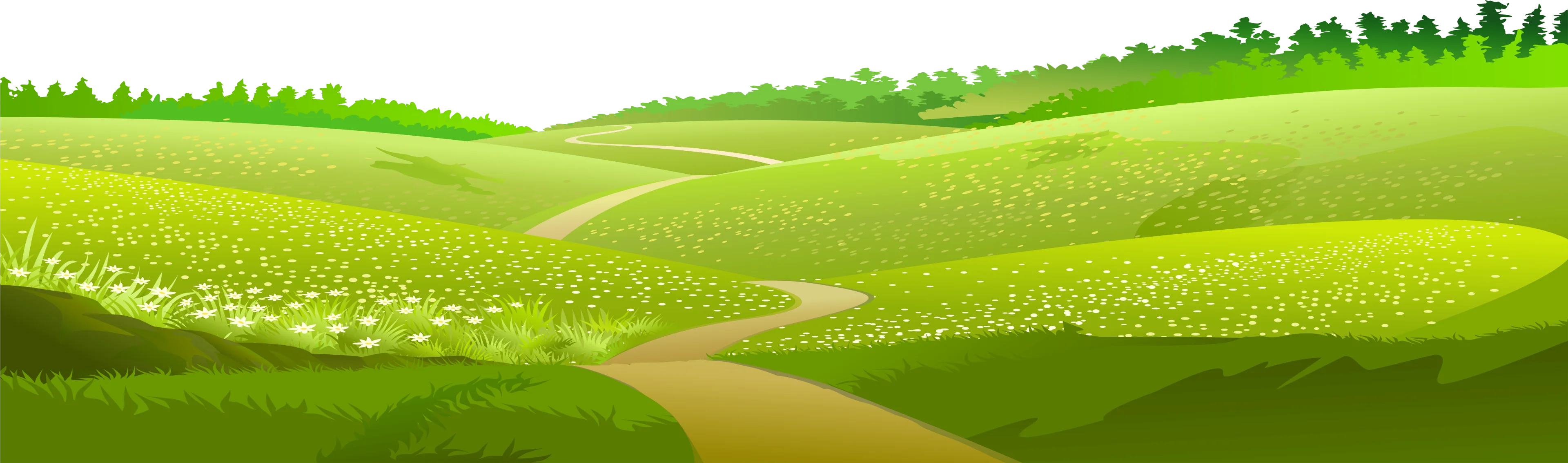 un champ de verdure